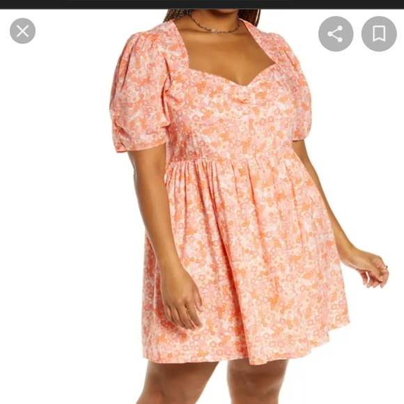bp Dresses & Skirts - BP Floral Fit&Flare